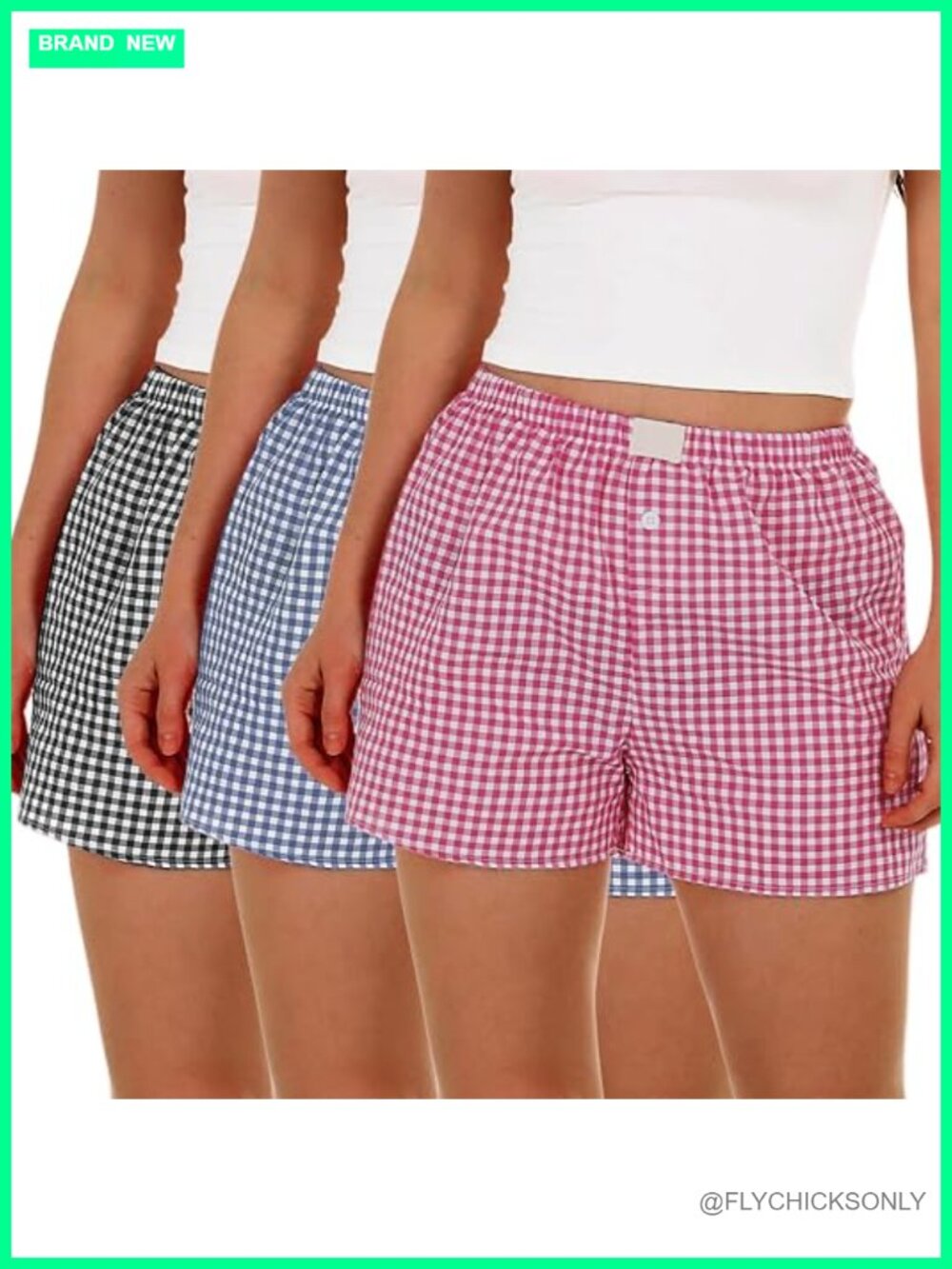 3 Pack Womens Boxer Shorts Lounge Pajama Sleep Shorts Y2k
